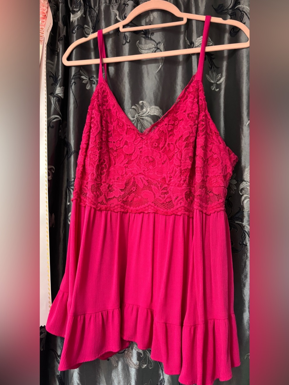 torrid Hot Pink Lace Camisole